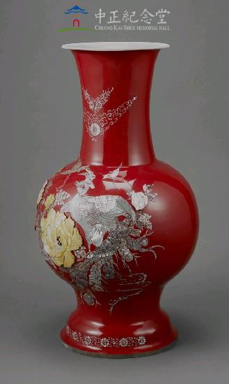 景泰藍花瓶(實為銅胎螺甸漆瓶)藏品圖，第3張